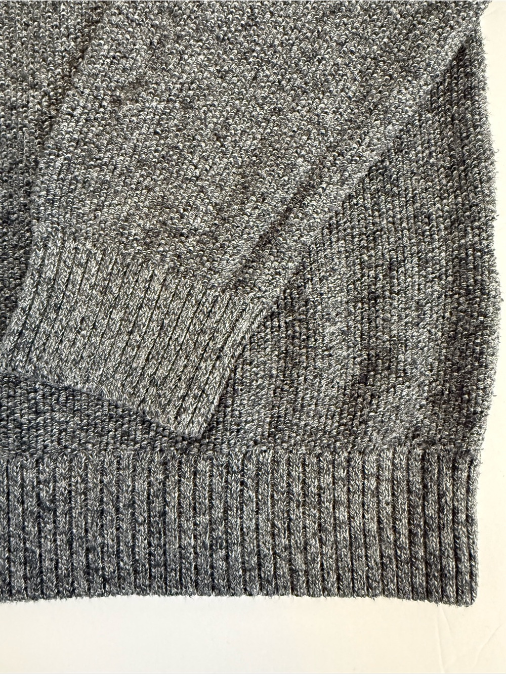NWOT | Banana Republic Charcoal Men's Seed Stitch Merino Wool Polo | Medium - Picture 9 of 13
